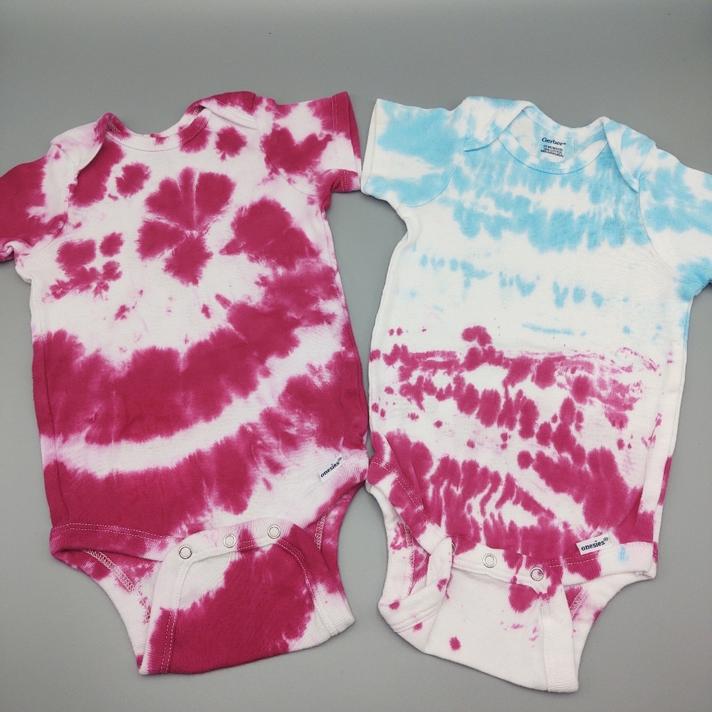 New Tie Dye Onesies by Gerber 12-18 mo.